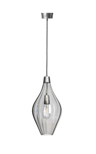 Stylish ceiling pendant lamp SAVAII optic lister brass small 0