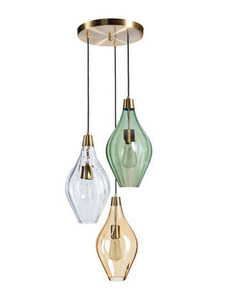 Modern ceiling pendant lamp SAVAII set of 3 brass 0 Modern ceiling pendant lamp SAVAII set of 3 brass small 0