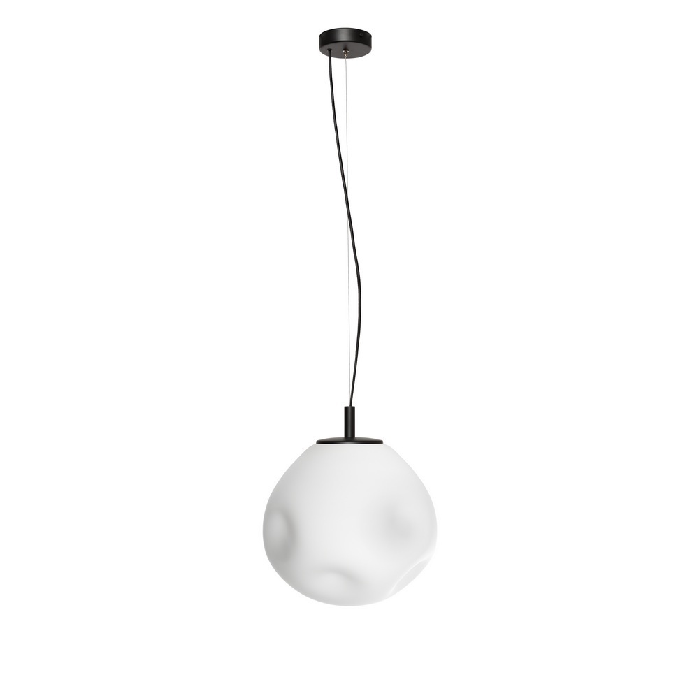 Display KASPA CLOE M single pendant lamp black/white KASPA CLOE M single pendant lamp black/white