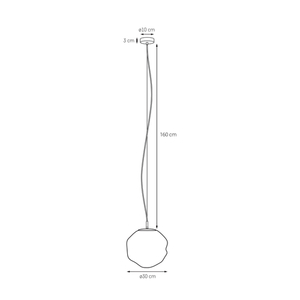 KASPA CLOE M single pendant lamp black/white 5 KASPA CLOE M single pendant lamp black/white small 5