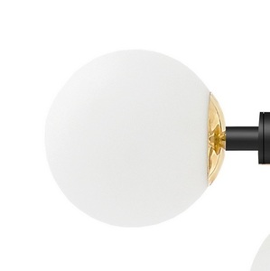 KASPA CUMULUS 2 black/gold pendant lamp small 2