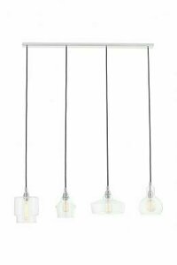 KASPA AVIA PLAFON 3 transparent three-point pendant lamp small 0