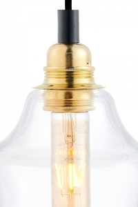 KASPA LONGIS 3 Gold pendant lamp small 6