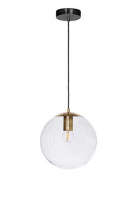Muna ceiling pendant lamp set of 1 transparent stainless steel small 0