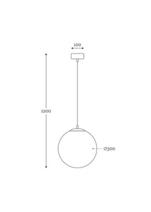 Modern glass pendant lamp Muna set of 1 amber 1 Modern glass pendant lamp Muna set of 1 amber small 1
