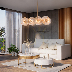 ASTER pendant lamp MOD007PL-08G1 Maytoni small 1