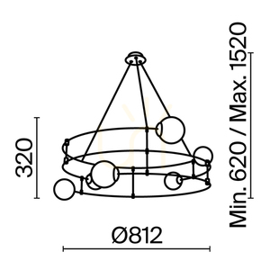 BALANCE pendant lamp MOD317PL-06B Maytoni small 7