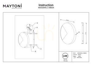 JUPITER MOD320WL-L10BS3K wall lamp Maytoni small 5