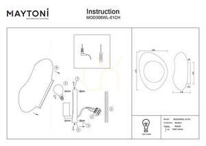 Wall lamp MABELL MOD306WL-01CH Maytoni small 3