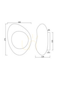 Wall lamp MABELL MOD306WL-01G Maytoni small 4