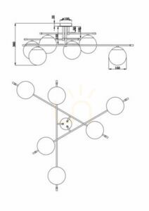 Plafond NOSTALGIA MOD048CL-06G Maytoni small 10