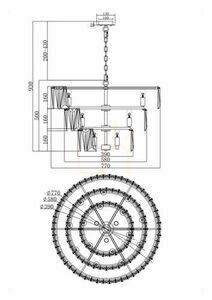PUNTES pendant lamp MOD043PL-18CH Maytoni small 7