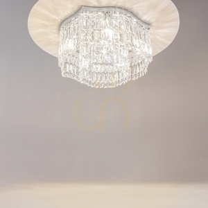 Maytoni Dune ceiling light DIA005CL-06CH, chrome, 6×E14, 45 cm small 2