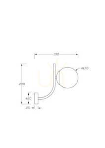 RENDEZ-VOUS wall lamp MOD109WL-01BS Maytoni small 7