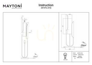 CIPRESSO Z014TL-01G table lamp Maytoni small 6