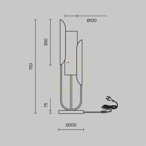 CIPRESSO Z014TL-01G table lamp Maytoni small 8