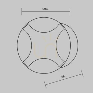 BISCOTTI O036-L3B3K recessed wall lamp IP65 Maytoni small 8
