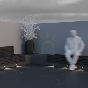 VIA URBANA O022-L3GR IP54 staircase light by Maytoni small 9