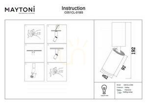 Plafond FOCUS S C051CL-01BS Maytoni small 3