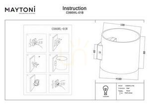 ROND wall lamp C066WL-01B Maytoni small 5