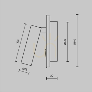 Wall lamp IOS 176 C176-WL-01-6W-MG Maytoni small 11