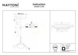 PHANTON DL2001-L12W recessed luminaire Maytoni small 6