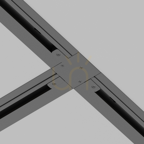 Check T-connector for recessed track Unity TRA002CT-11B black Maytoni