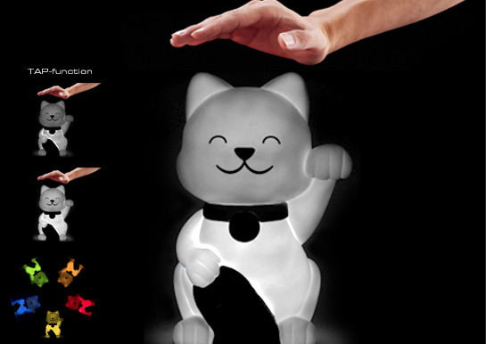 Display Maneki Neko cat night light DHINK379-01 Maneki Neko cat night light DHINK379-01