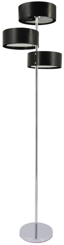 Check ANTILA DRS8006/3F 3pł floor lamp. E27 CHROME BLACK