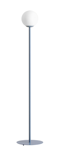 Check Standing Lamp Aldex Pinne Dusty Blue Metal Glass 162cm 1080A16