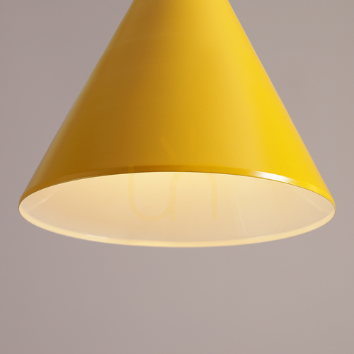 Check Pendant Lamp Aldex Form Mustard 24 cm Metal E27 1108G14