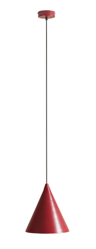 Check Pendant Light Aldex Form Red Wine Metal E27 24cm 1108G15