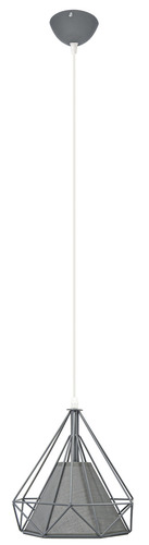 Check PIRAMIDA 8801/1 pendant lamp rope.1pł.E27 GREY MAT MAT MAT MATKA