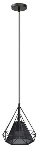 Check PIRAMIDA 8801/1 pendant lamp rope.1pł.E27 SIATKA BLACK