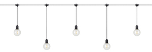 Outdoor Light Chain Markslojd Garden 24 Deco 10L Black Clear 108021 small 0