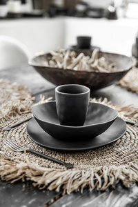 The Fringe Raffia Placemat Round - Natural 4 The Fringe Raffia Placemat Round - Natural small 4