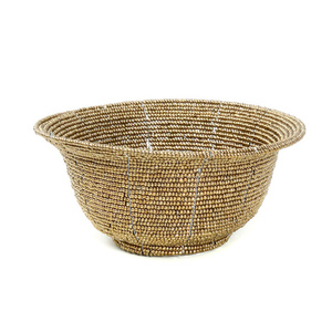 The Beaded Bowl Low - Gold - S small 0