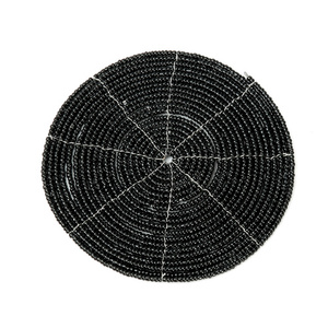 The Beaded Coaster - Black 1 The Beaded Coaster - Black small 1