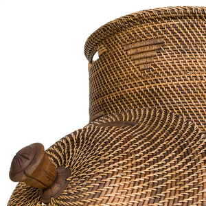 The Colonial Laundry Basket - Natural Brown - XL small 4