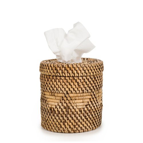 Check The Colonial Tissue Box - Natural Brown