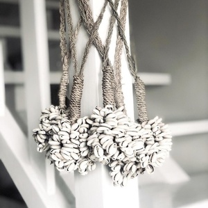 The Door Shell Cowrie Tassel - Natural 4 The Door Shell Cowrie Tassel - Natural small 4