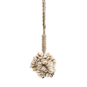 The Door Shell Cowrie Tassel - Natural 0 The Door Shell Cowrie Tassel - Natural small 0