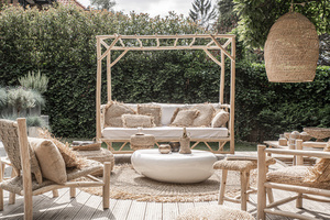 The Seagrass Pouffe - Natural - M small 2