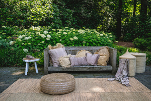 The Seagrass Pouffe - Natural - M small 5