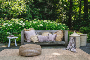 The Seagrass Pouffe - Natural - M small 7