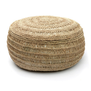 The Seagrass Pouffe - Natural - M small 0