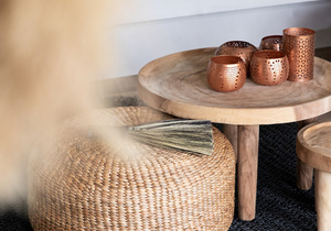 The Hyacinth Pouffe - Natural - M 2 The Hyacinth Pouffe - Natural - M small 2