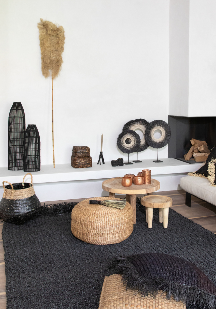 Show The Hyacinth Pouffe - Natural - M The Hyacinth Pouffe - Natural - M