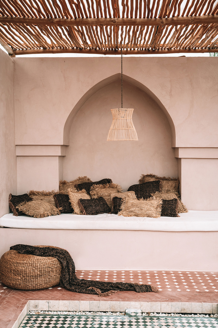 View The Hyacinth Pouffe - Natural - M The Hyacinth Pouffe - Natural - M