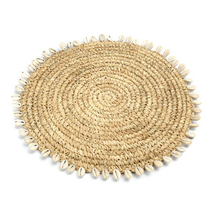 The Raffia Shell Placemat - Natural small 0